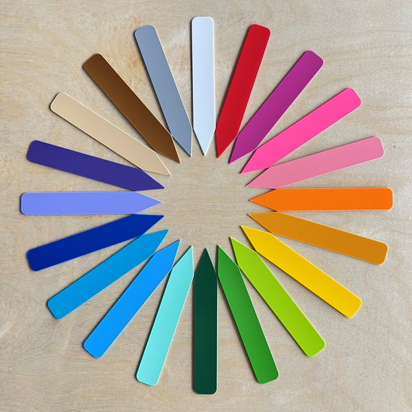 4" x 5/8" 20 Assorted Colored Premium Pot Stakes