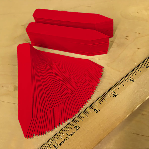 4" x 5/8" Red Premium Pot Stakes