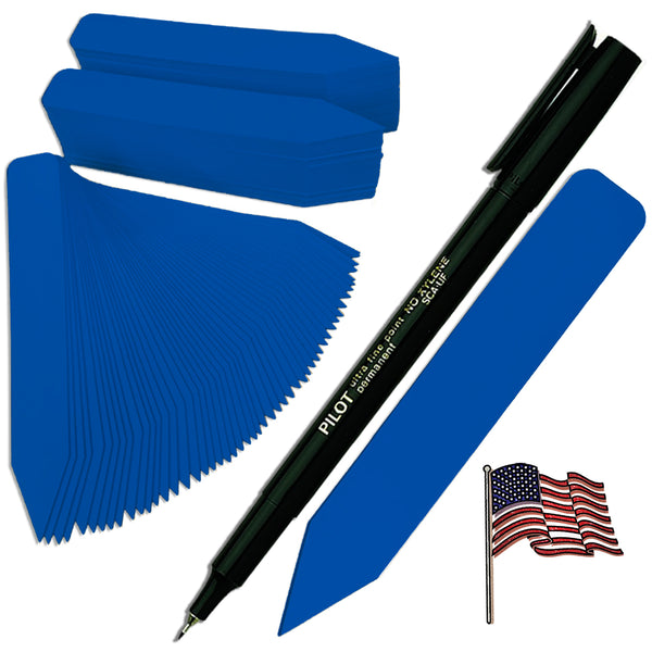 4" x 5/8" Pot Stakes Dark Blue