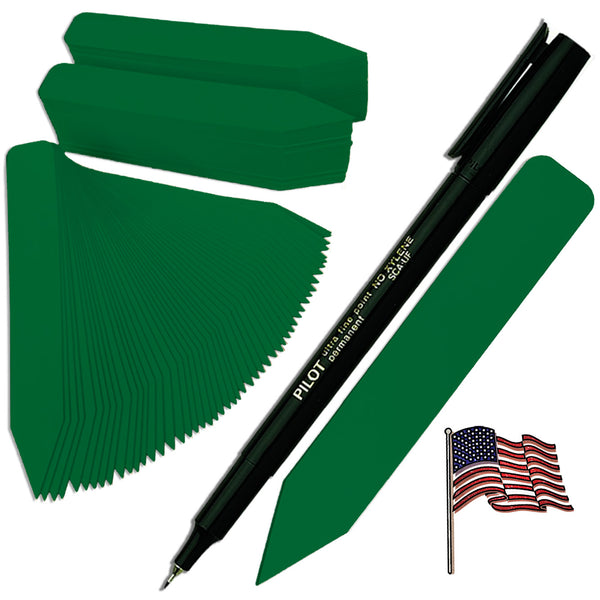 4" x 5/8" Pot Stakes Dark Green