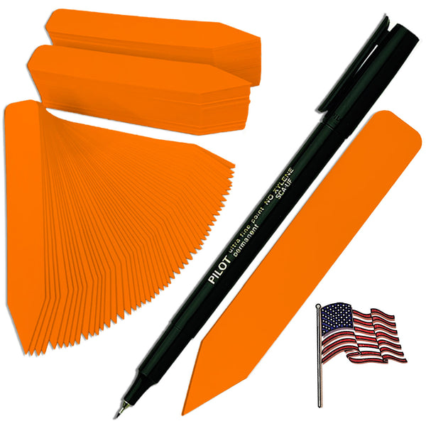 4" x 5/8" Orange Premium Pot Stakes