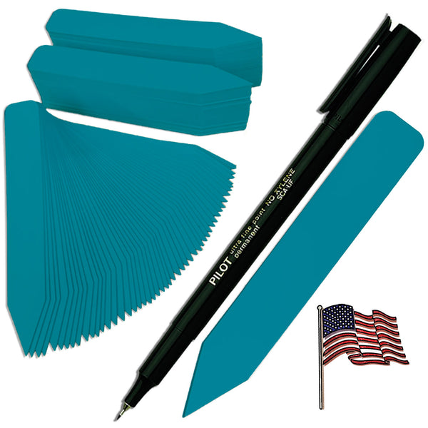 4" x 5/8" Turquoise Premium Pot Stakes