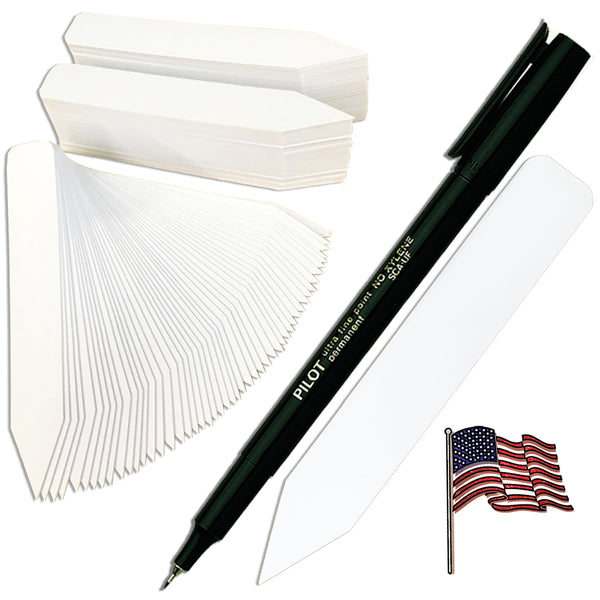 4" x 5/8" White Premium Pot Stakes