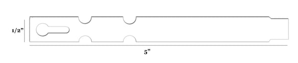 5" x 1/2" Wraptie Tags Full Case