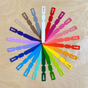 5" x 1/2" Wraptie Tag 22 Colors