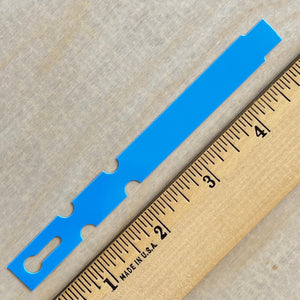 5" x 1/2" Wraptie Tag Blue