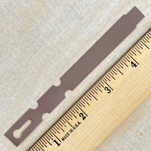 5" x 1/2" Wraptie Tag Brown