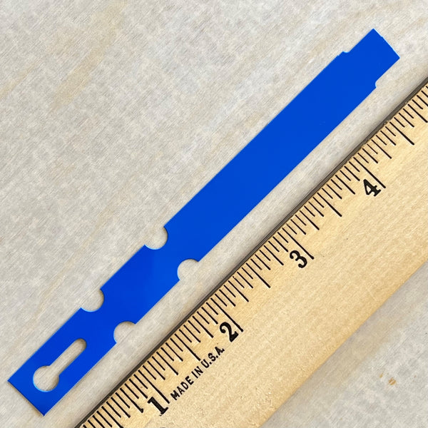 5" x 1/2" Wraptie Tag Dark Blue