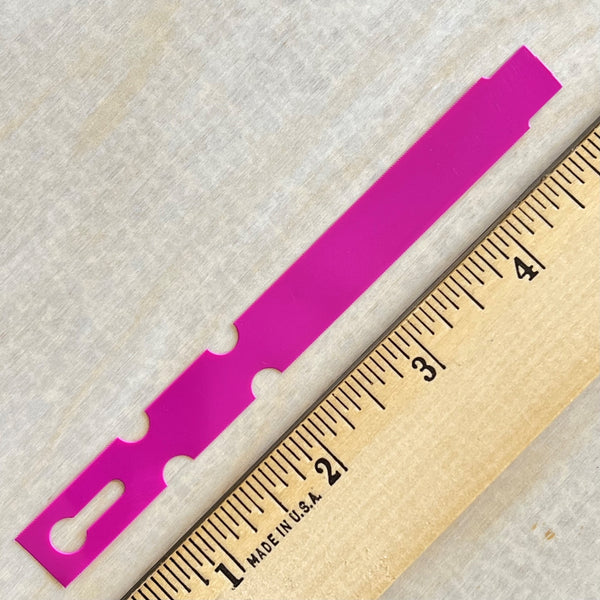 5" x 1/2" Wraptie Tag Fuchsia