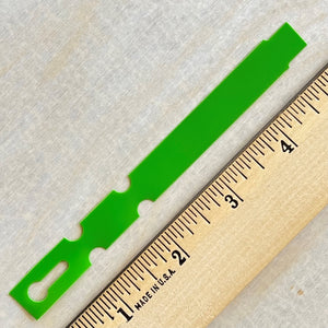 5" x 1/2" Wraptie Tag Green
