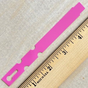 5" x 1/2" Wraptie Tag Hot Pink