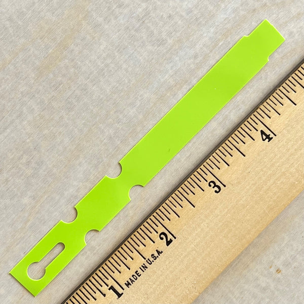 5" x 1/2" Wraptie Tag Lime