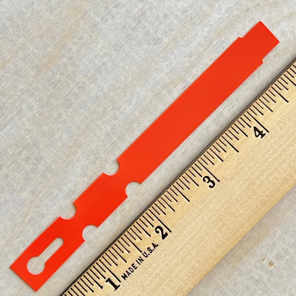 5 x 1/2 Wraptie Tag Orange