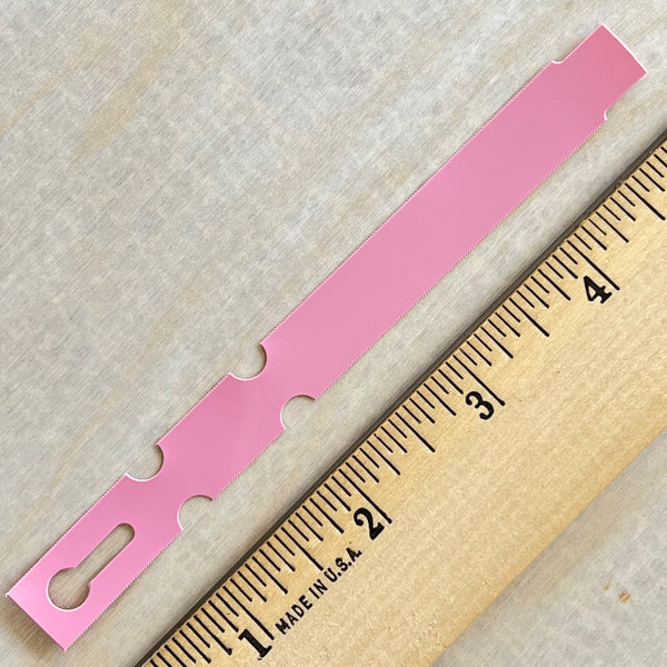 5" x 1/2" Wraptie Tag Pink