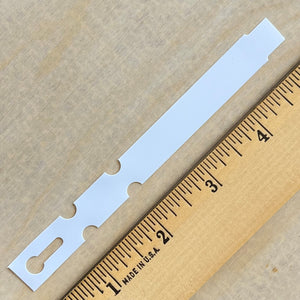5" x 1/2" Wraptie Tag White