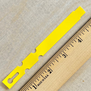 5 x 1/2 Wraptie Tag Yellow