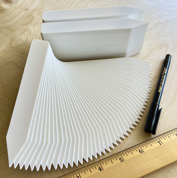 6" x 7/8" White Premium Pot Stakes