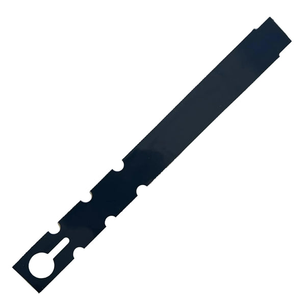 7" x 3/4" Black Wraptie Tags