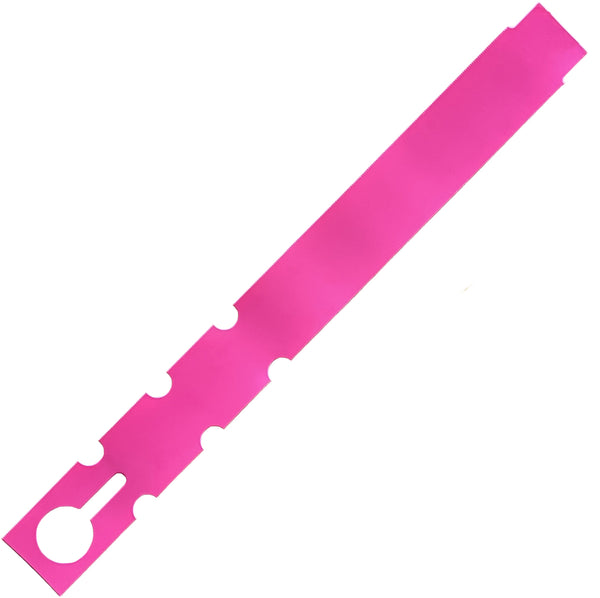 7" x 3/4" Hot Pink Wraptie Tags