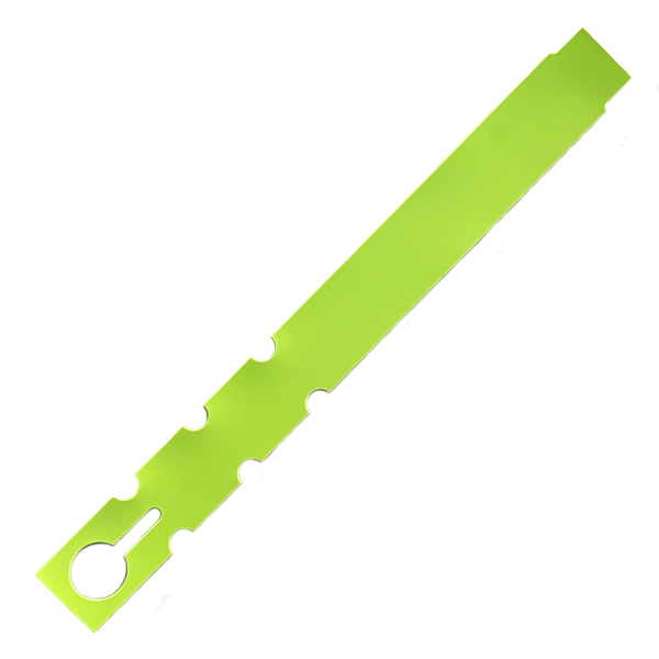 7" x 3/4" Lime Wraptie Tags