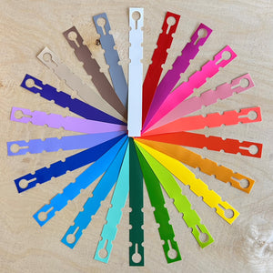 7" x 3/4" Wraptie Tag 22 Colors