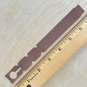 7" x 3/4" Wraptie Tag Brown