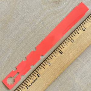 7" x 3/4" Wraptie Tag Coral