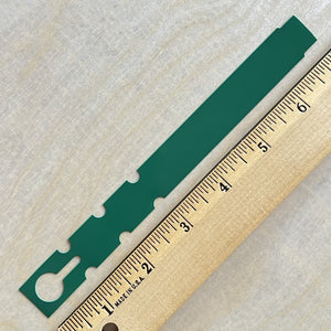 7" x 3/4" Wraptie Tag Dark Green