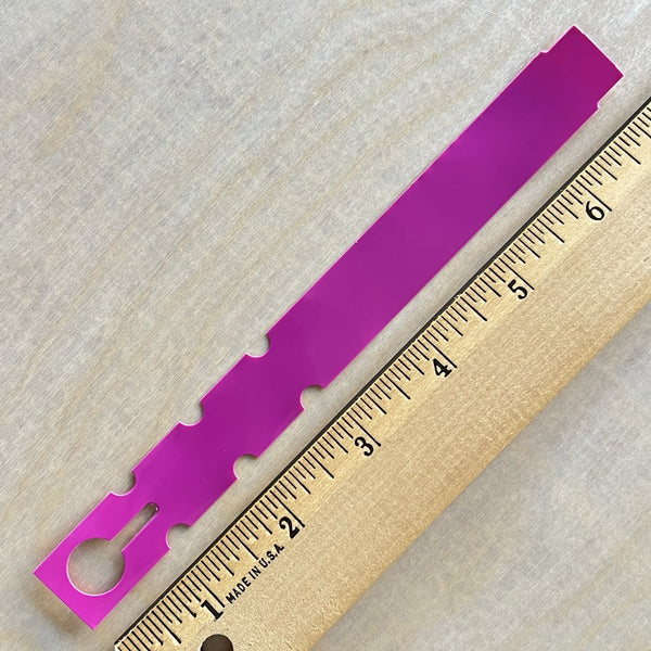 7" x 3/4" Wraptie Tag Fuchsia