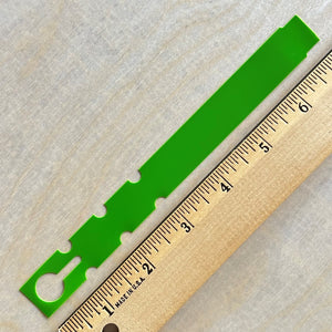 7" x 3/4" Wraptie Tag Green