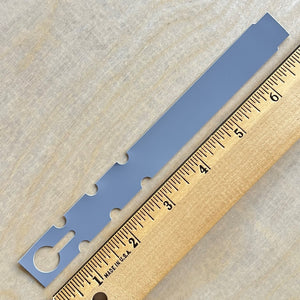7" x 3/4" Wraptie Tag Grey