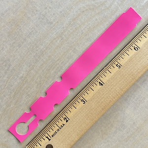 7" x 3/4" Wraptie Tag Hot Pink