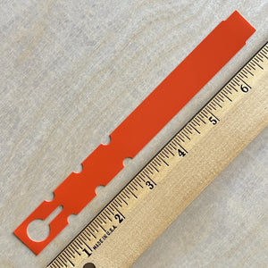 7" x 3/4" Wraptie Tag Orange