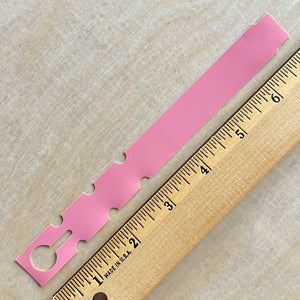 7" x 3/4" Wraptie Tag Pink