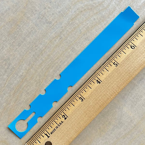 7" x 3/4" Wraptie Tag Turquoise