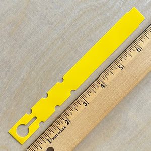 7" x 3/4" Wraptie Tag Yellow