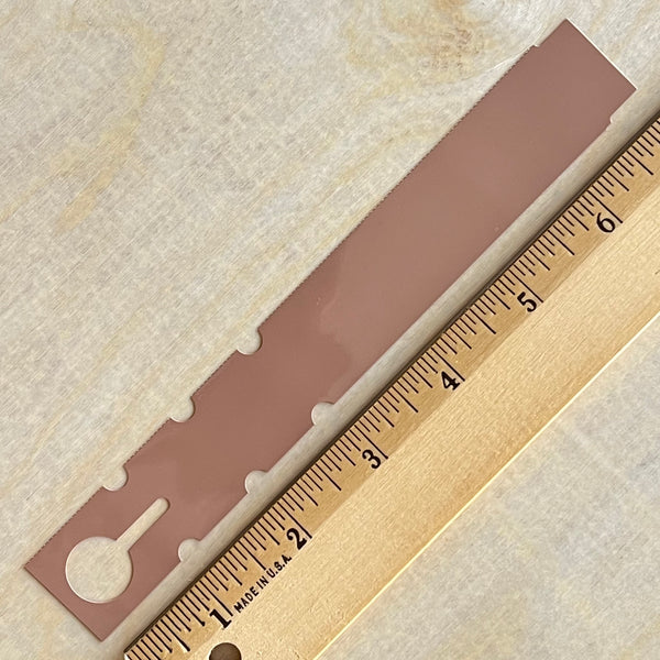 7" x 1" Wraptie Tag Brown