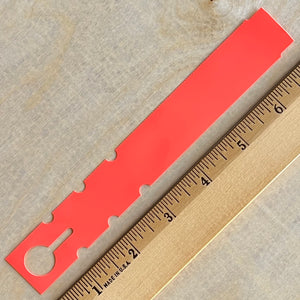 7" x 1" Wraptie Tag Coral