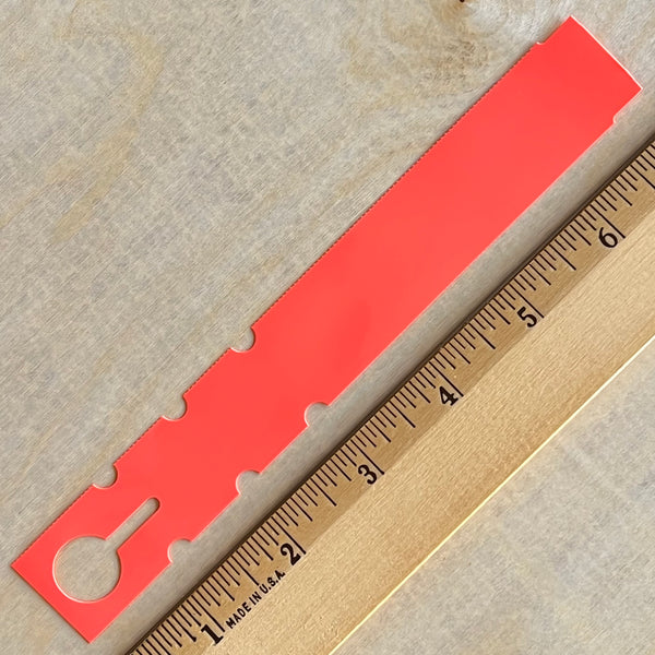 7" x 1" Wraptie Tag Coral