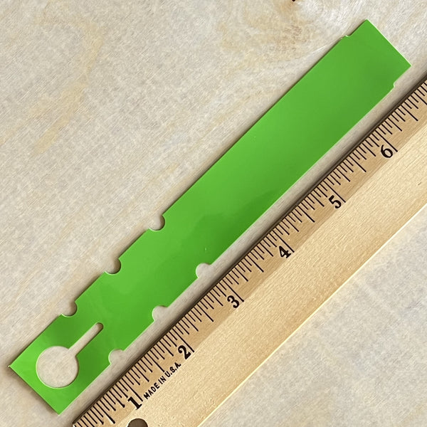 7" x 1" Wraptie Tag Green