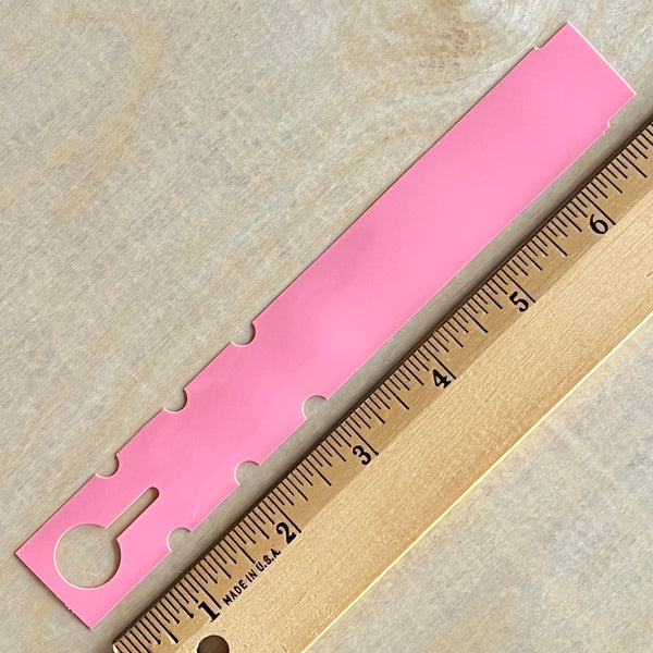 7" x 1" Wraptie Tag Pink