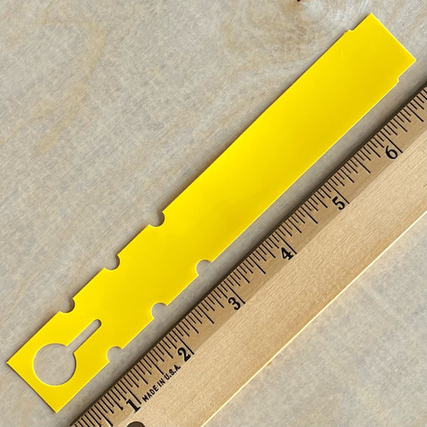 7" x 1" Wraptie Tag Yellow