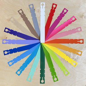 9" x 1" Wraptie Tags 20 colors