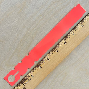 9" x 1" Wraptie Tag Coral