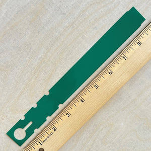 9" x 1" Wraptie Tag Dark Green
