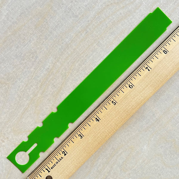 9" x 1" Wraptie Tags Green