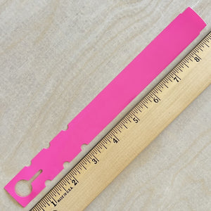 9" x 1" Wraptie Tags Hot Pink
