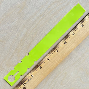 9" x 1" Wraptie Tag Lime