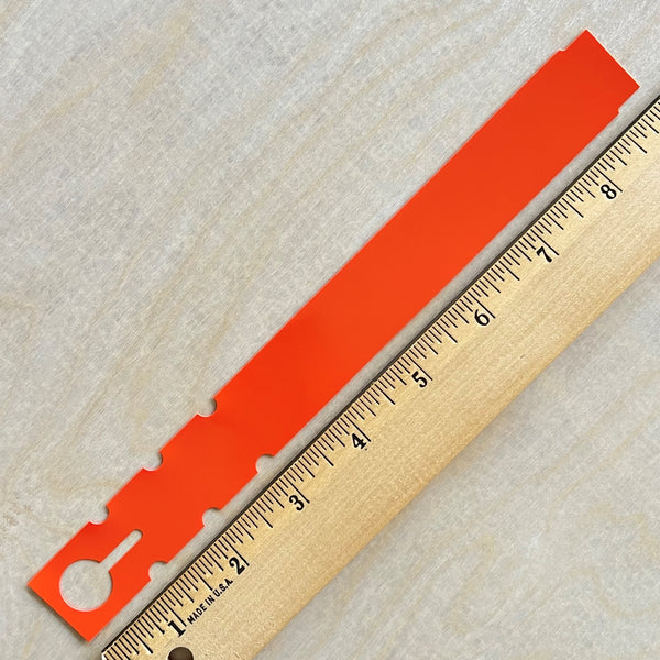 9" x 1" Wraptie Tags Orange