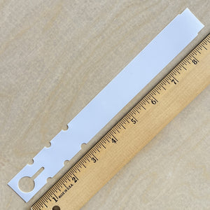 9" x 1" Wraptie Tags White